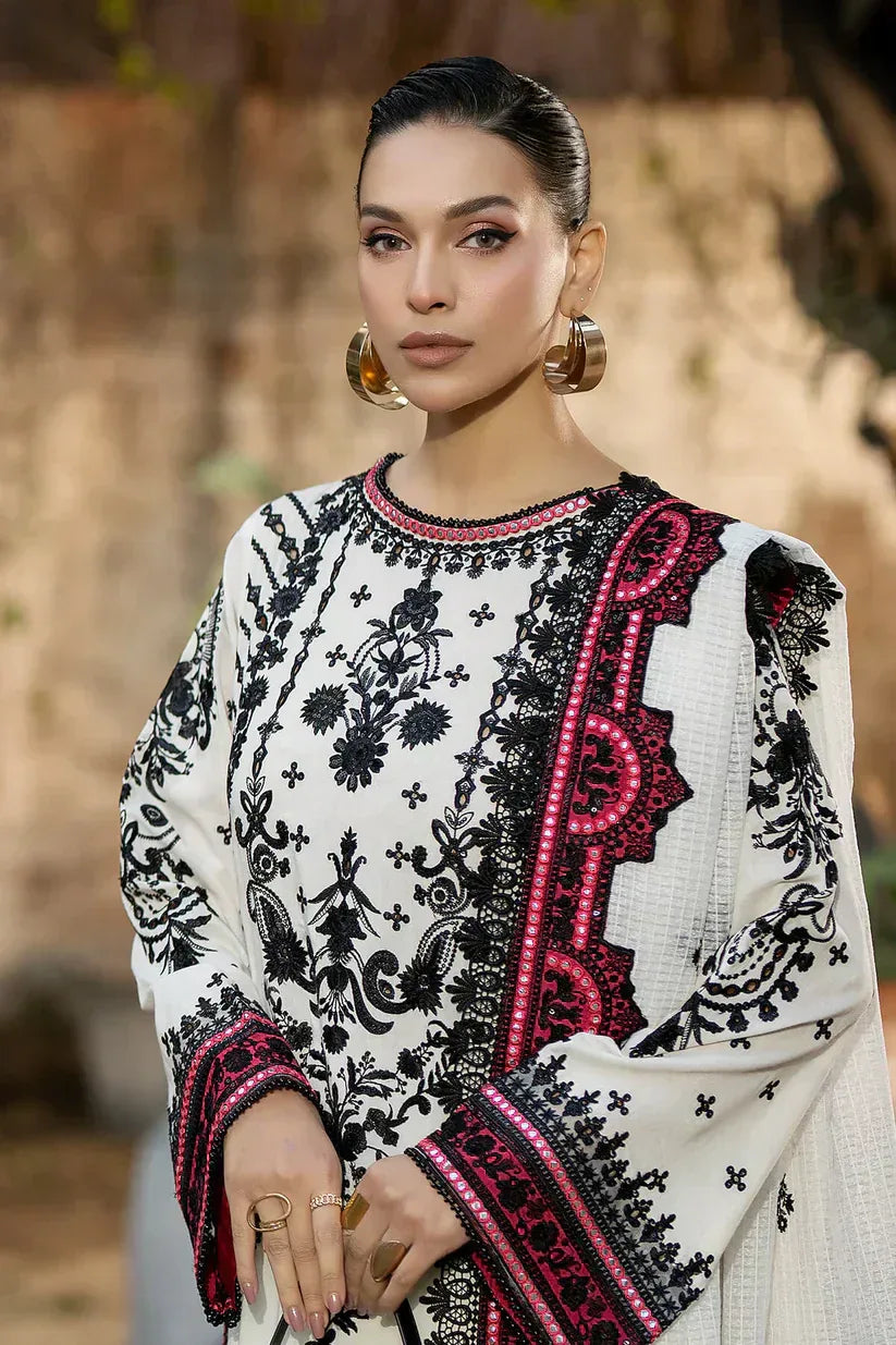 Imrozia Premium | Gulposh Luxury Lawn 24 | S.L 45 Karima - Aqsa Fabrics