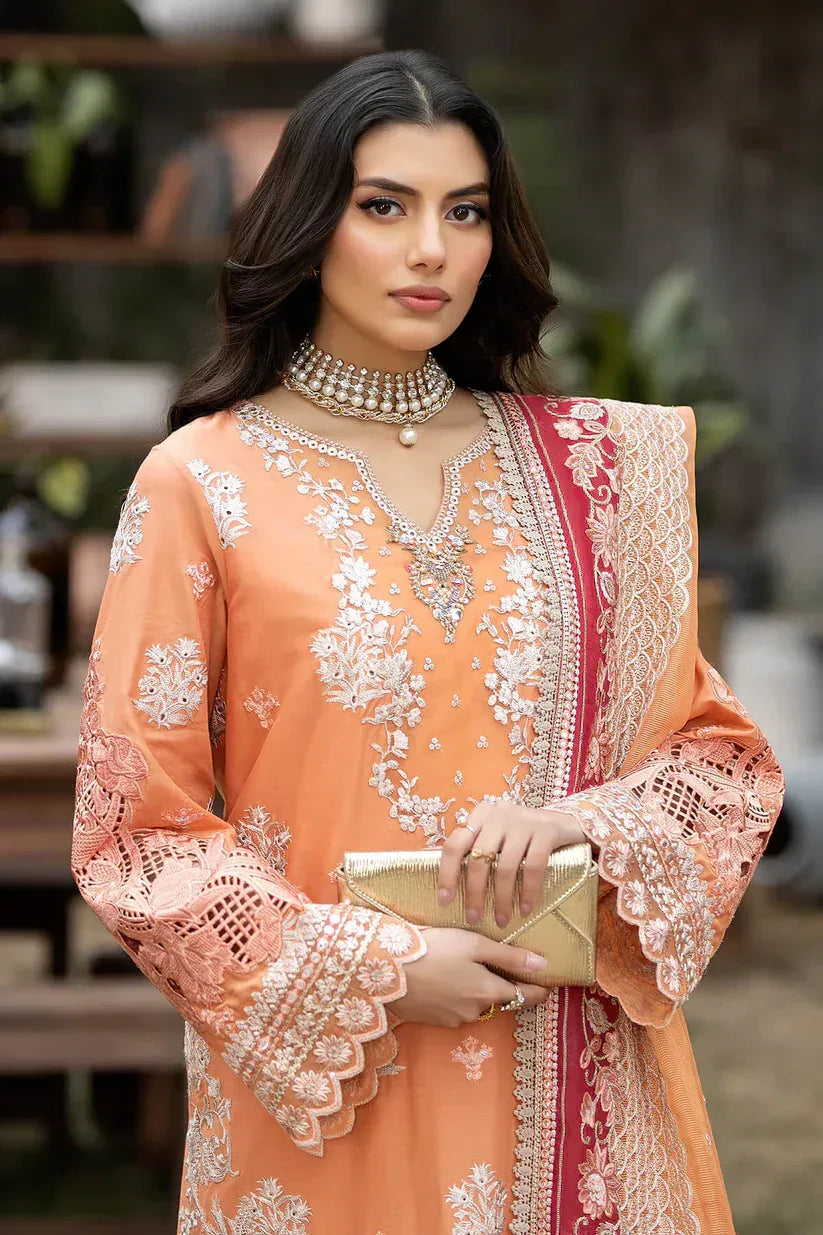 Imrozia Premium | Gulposh Luxury Lawn 24 | S.L 47 Zafiah - Aqsa Fabrics