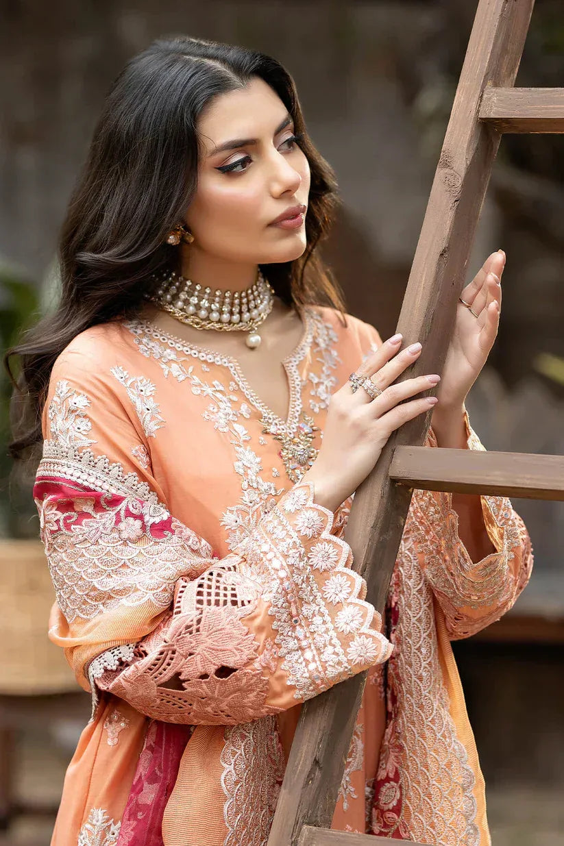 Imrozia Premium | Gulposh Luxury Lawn 24 | S.L 47 Zafiah - Aqsa Fabrics