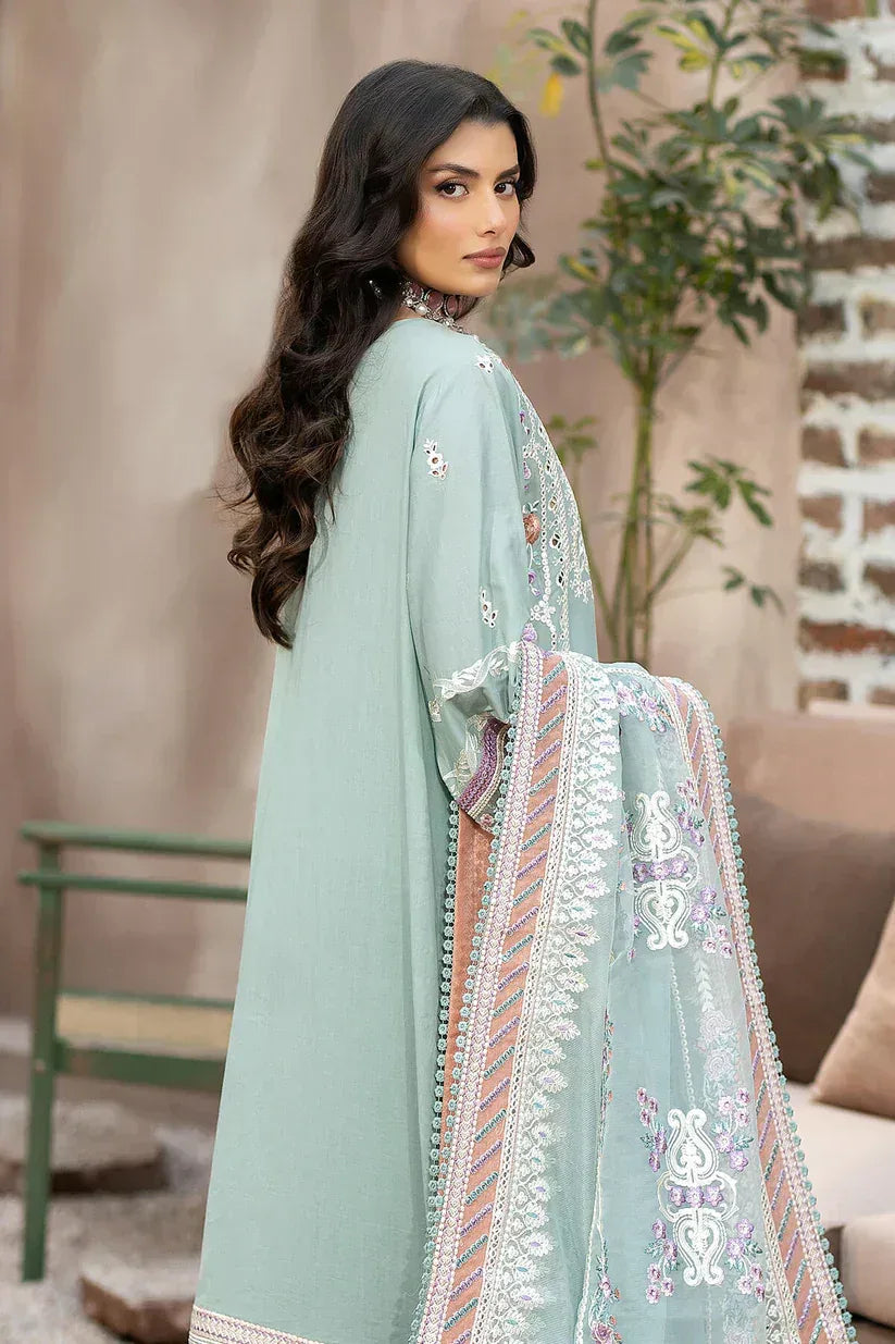 Imrozia Premium | Gulposh Luxury Lawn 24 | S.L 49 Mirha - Aqsa Fabrics