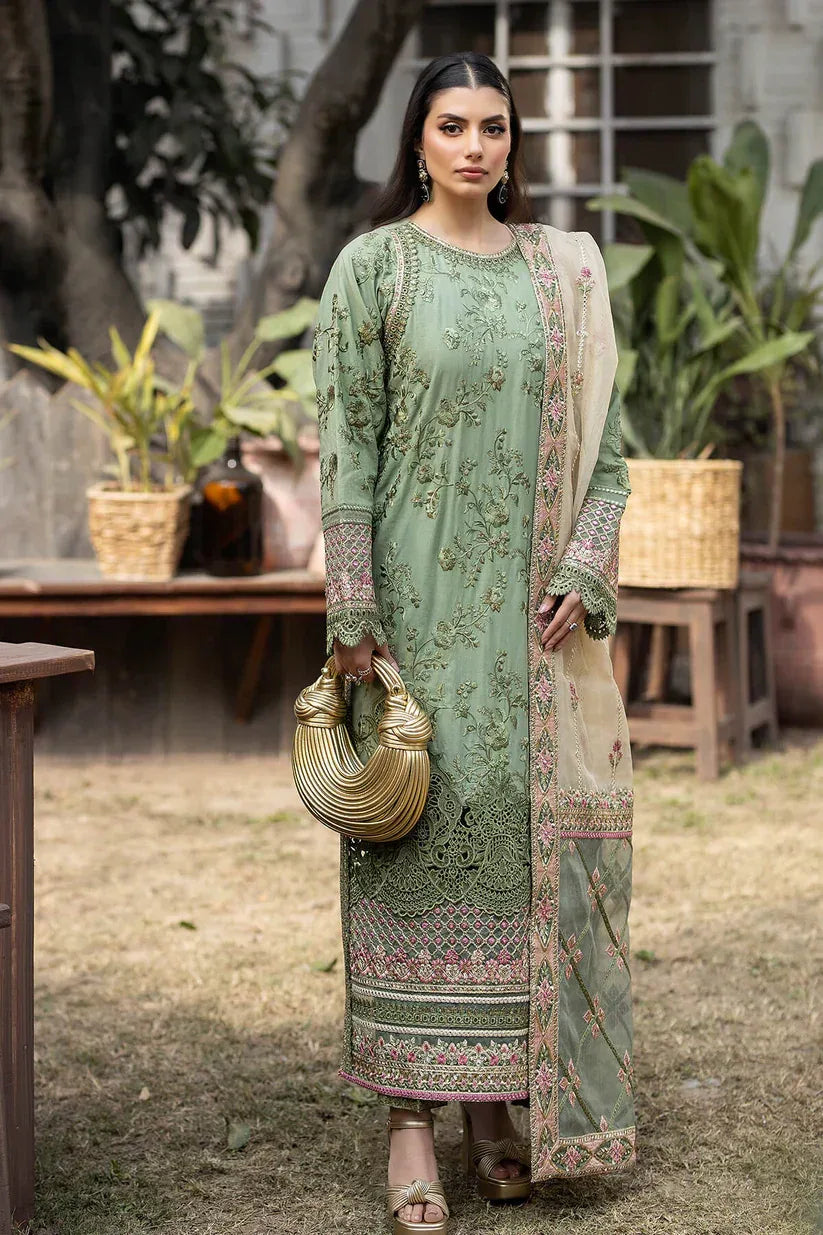 Imrozia Premium | Gulposh Luxury Lawn 24 | S.L 51 Amaani - Aqsa Fabrics
