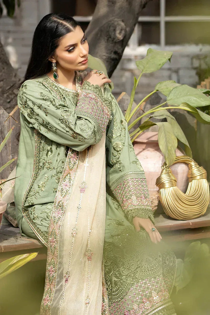 Imrozia Premium | Gulposh Luxury Lawn 24 | S.L 51 Amaani - Aqsa Fabrics