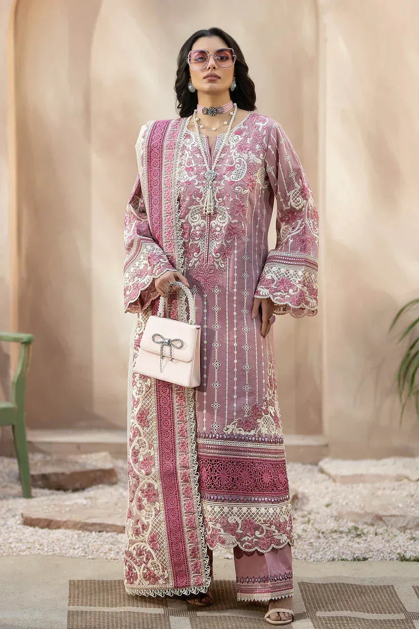Imrozia Premium | Gulposh Luxury Lawn 24 | S.L 52 Abeer - Aqsa Fabrics