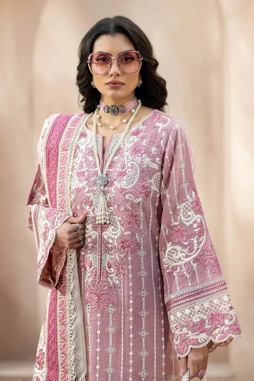 Imrozia Premium | Gulposh Luxury Lawn 24 | S.L 52 Abeer - Aqsa Fabrics