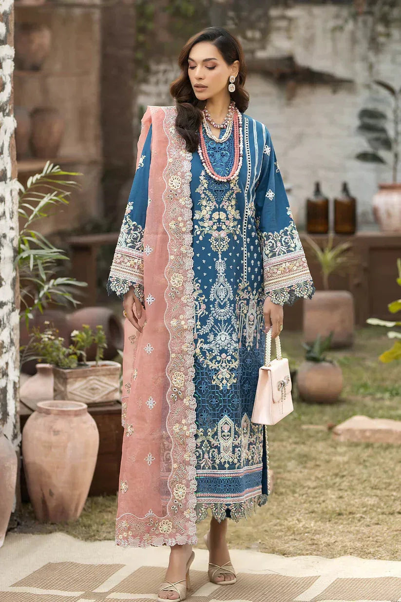 Imrozia Premium | Gulposh Luxury Lawn 24 | S.L 42 Hana - Aqsa Fabrics