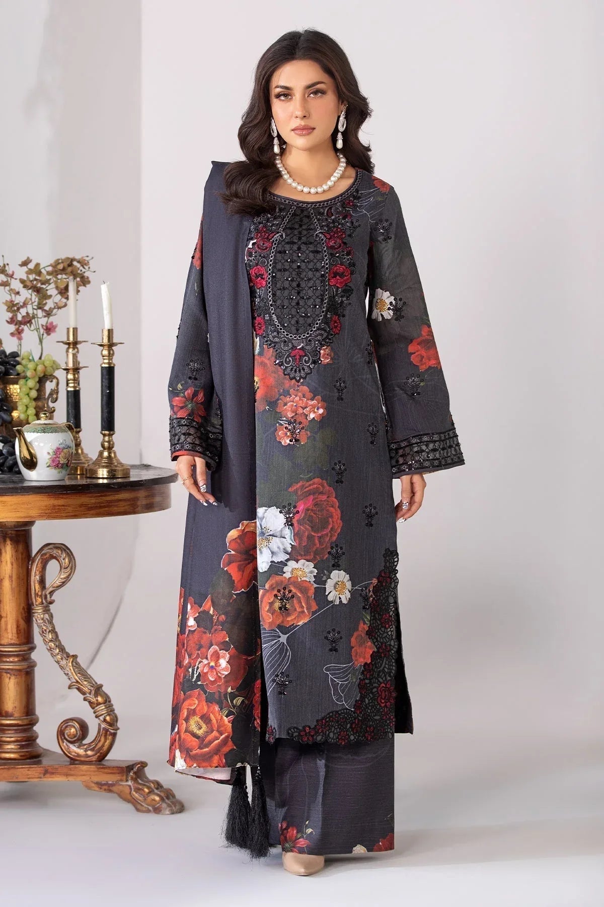 Imrozia Premium | Masakali Winter Pret | I.P-84 Kajal - Aqsa Fabrics
