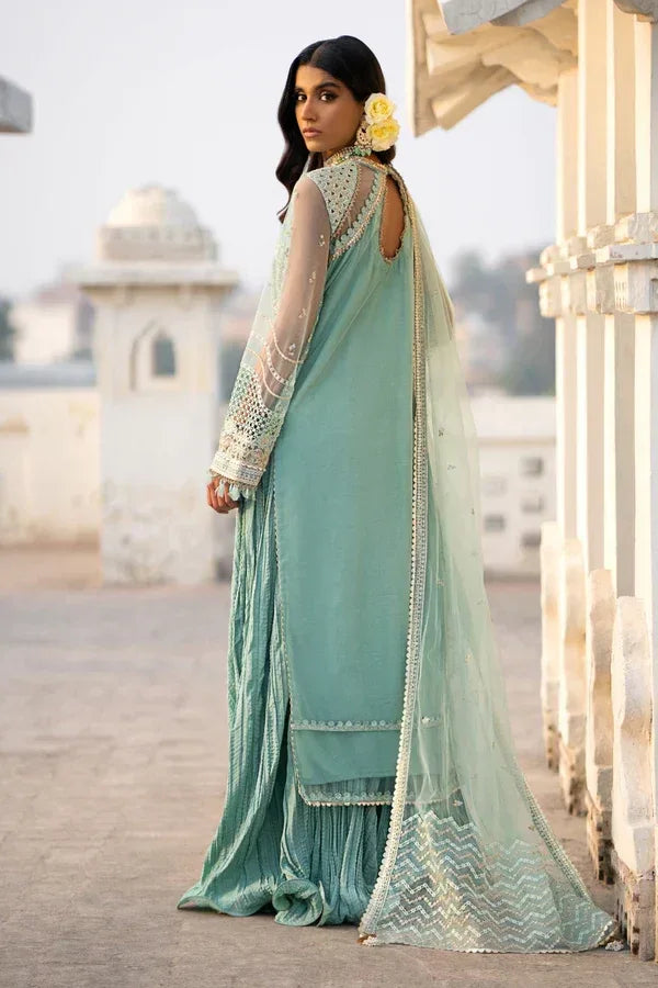 Ittehad | Dilruba Wedding Formals | ESDR76-SUT-GRN - Aqsa Fabrics
