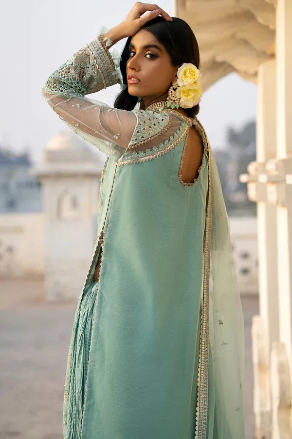 Ittehad | Dilruba Wedding Formals | ESDR76-SUT-GRN - Aqsa Fabrics