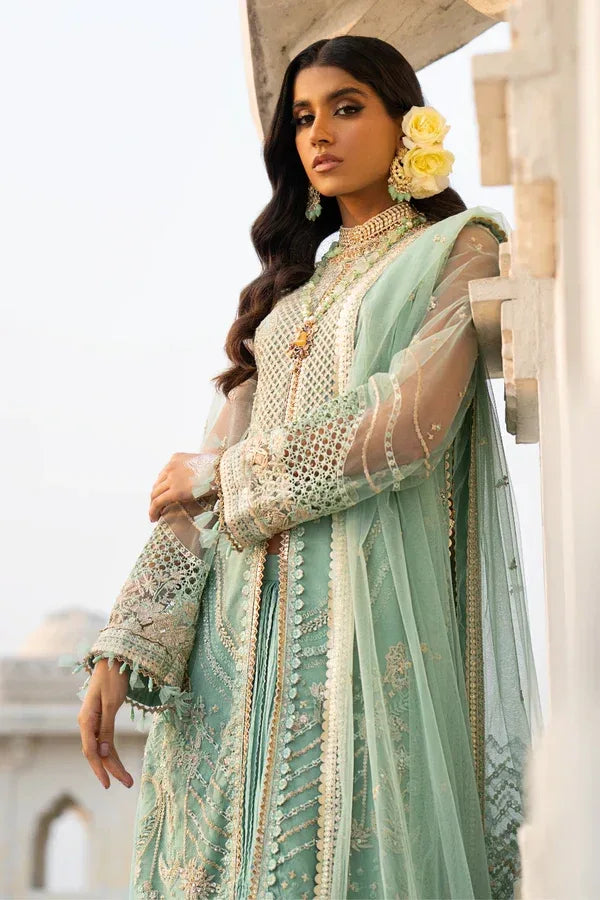 Ittehad | Dilruba Wedding Formals | ESDR76-SUT-GRN - Aqsa Fabrics