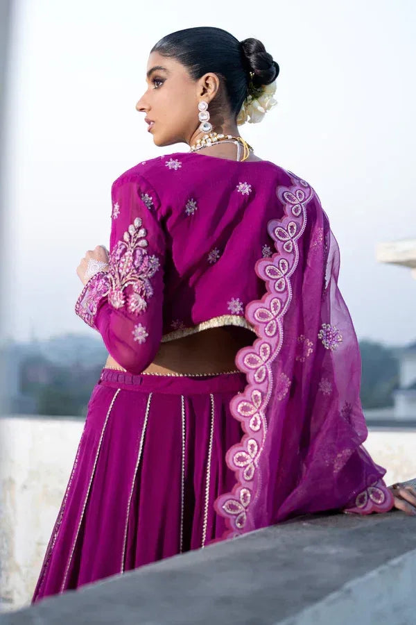 Ittehad | Dilruba Wedding Formals | ESDR77-SUT-PUP - Aqsa Fabrics