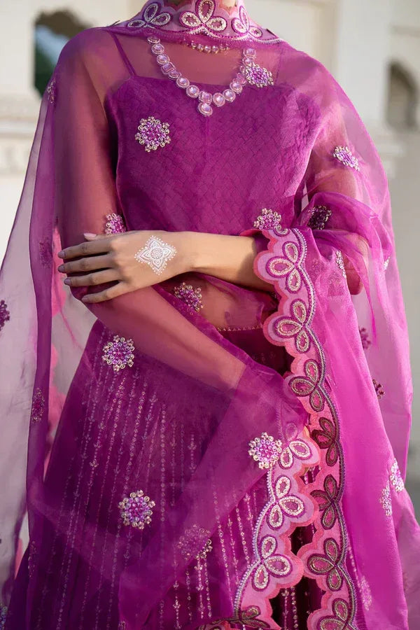 Ittehad | Dilruba Wedding Formals | ESDR77-SUT-PUP - Aqsa Fabrics