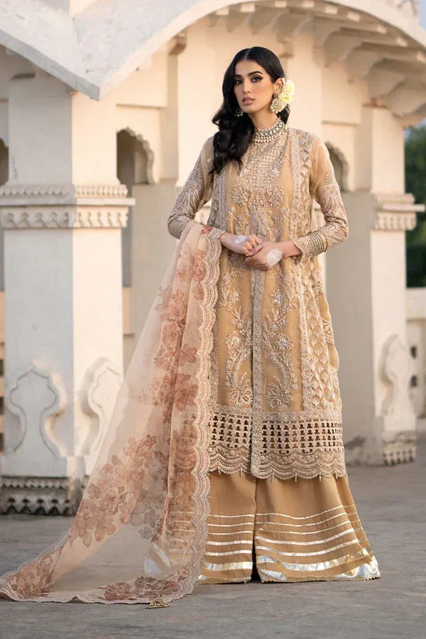 Ittehad | Dilruba Wedding Formals | ESDR78-SUT-BGE - Aqsa Fabrics