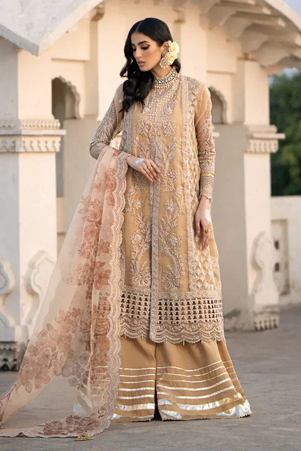 Ittehad | Dilruba Wedding Formals | ESDR78-SUT-BGE - Aqsa Fabrics