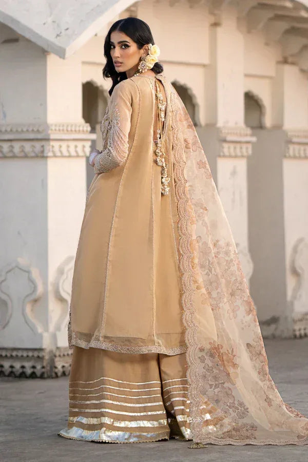 Ittehad | Dilruba Wedding Formals | ESDR78-SUT-BGE - Aqsa Fabrics