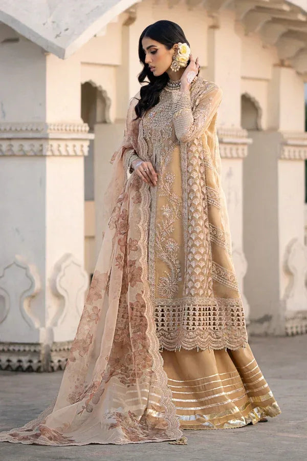 Ittehad | Dilruba Wedding Formals | ESDR78-SUT-BGE - Aqsa Fabrics