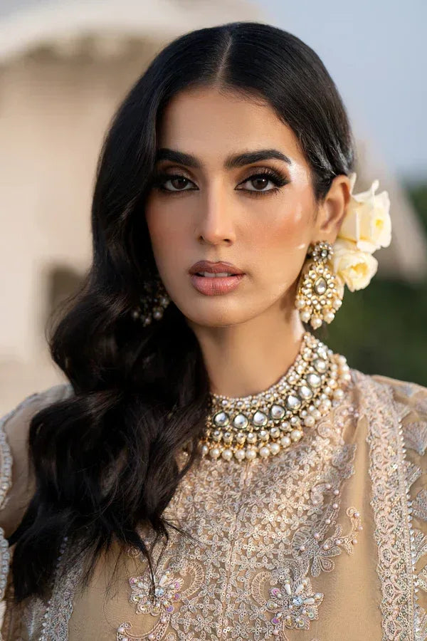 Ittehad | Dilruba Wedding Formals | ESDR78-SUT-BGE - Aqsa Fabrics