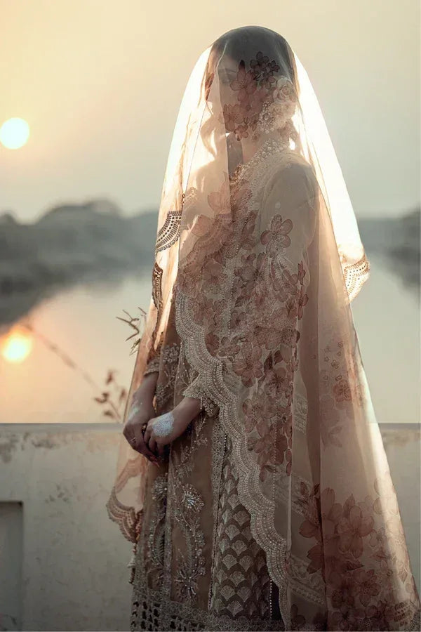 Ittehad | Dilruba Wedding Formals | ESDR78-SUT-BGE - Aqsa Fabrics