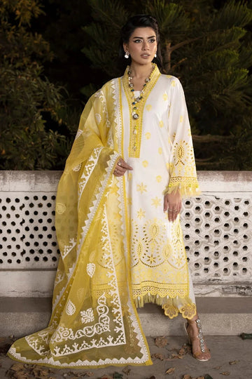 Ittehad | Embroidered Lawn | I-11 - Aqsa Fabrics