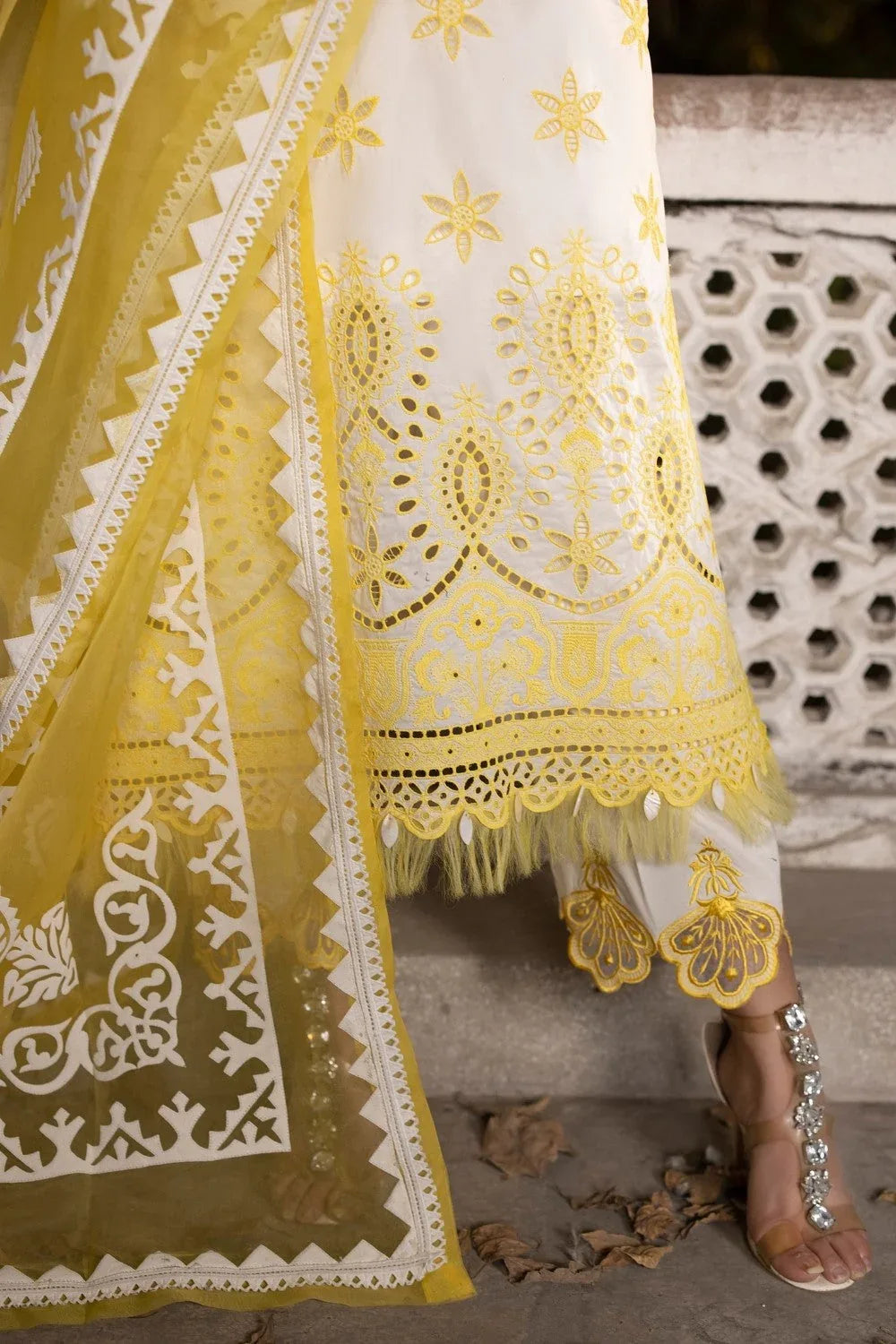 Ittehad | Embroidered Lawn | I-11 - Aqsa Fabrics
