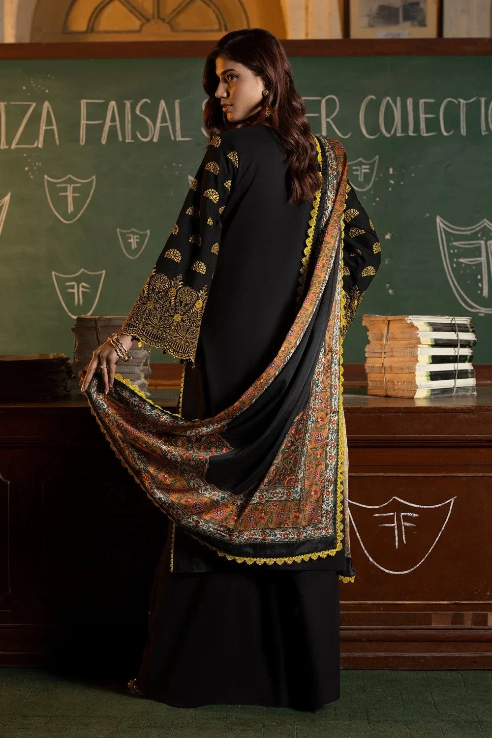 Ittehad | Embroidered Lawn | I-12 - Aqsa Fabrics