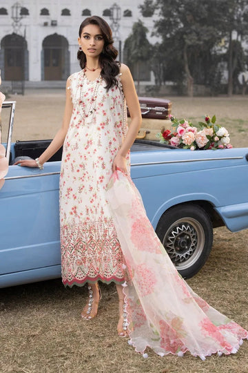 Ittehad | Embroidered Lawn | I-14 - Aqsa Fabrics