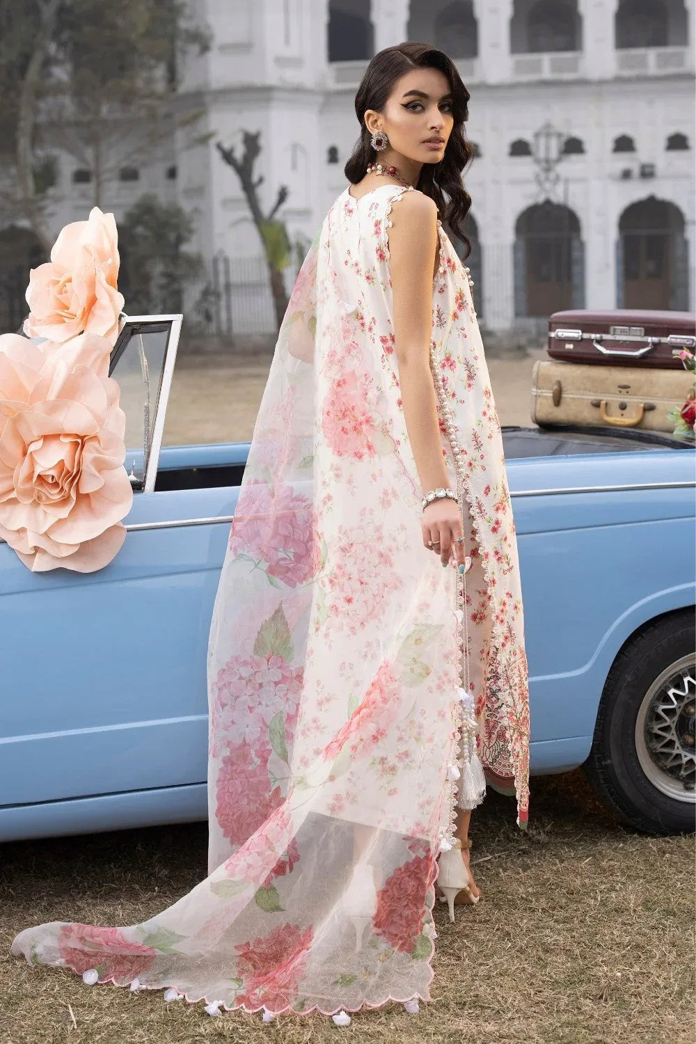 Ittehad | Embroidered Lawn | I-14 - Aqsa Fabrics