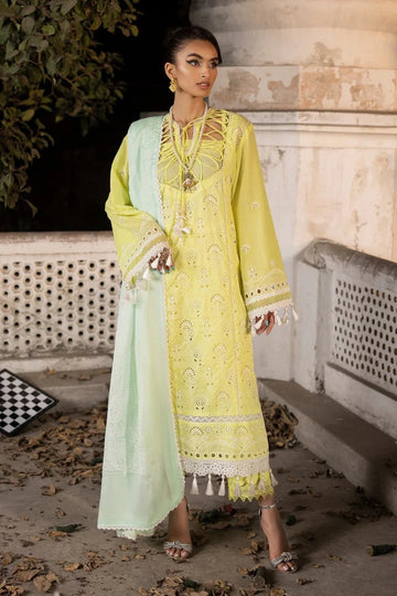 Ittehad | Embroidered Lawn | I-17 - Aqsa Fabrics