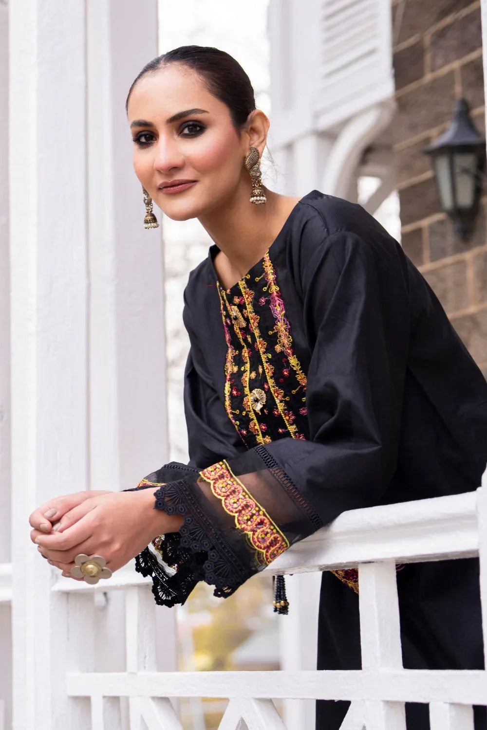 Ittehad | Embroidered Lawn | I-19 - Aqsa Fabrics