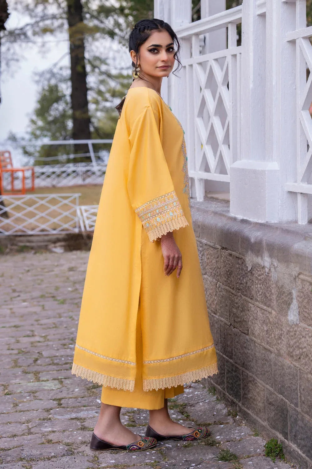 Ittehad | Embroidered Lawn | I-20 - Aqsa Fabrics