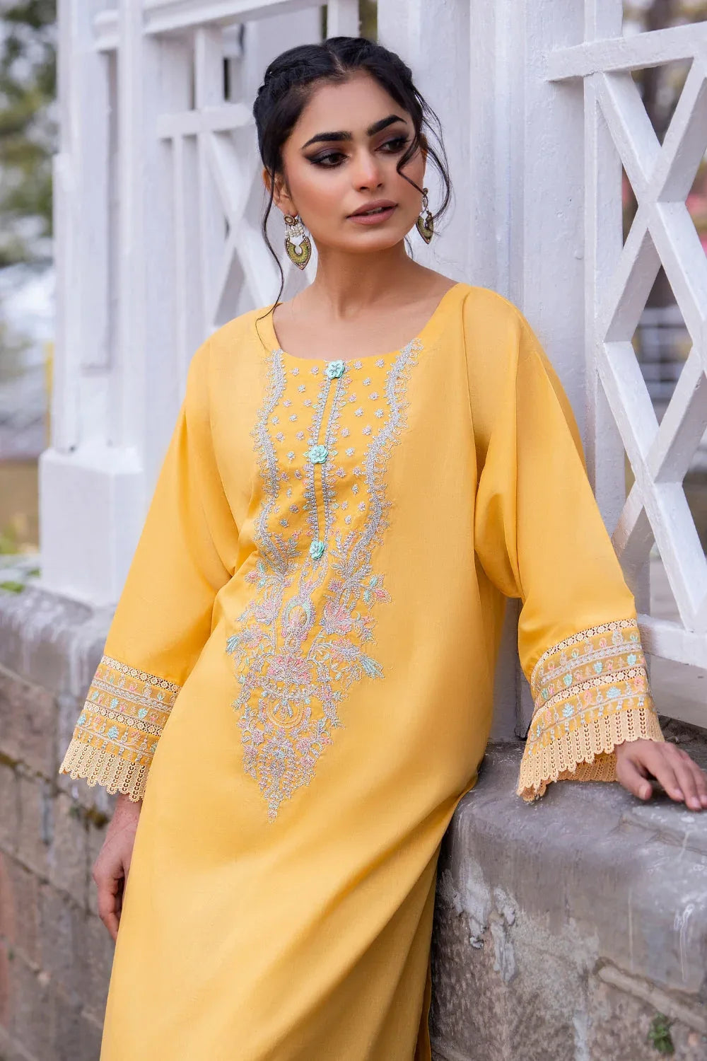 Ittehad | Embroidered Lawn | I-20 - Aqsa Fabrics