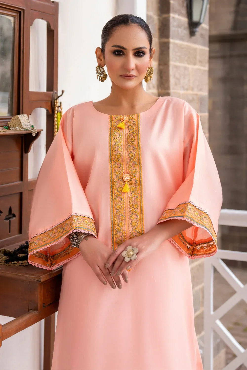 Ittehad | Embroidered Lawn | I-25 - Aqsa Fabrics