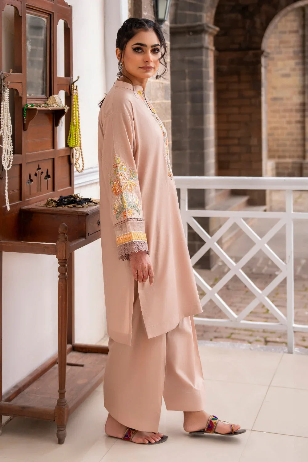 Ittehad | Embroidered Lawn | I-26 - Aqsa Fabrics