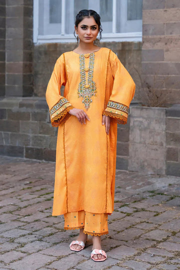 Ittehad | Embroidered Lawn | I-27 - Aqsa Fabrics