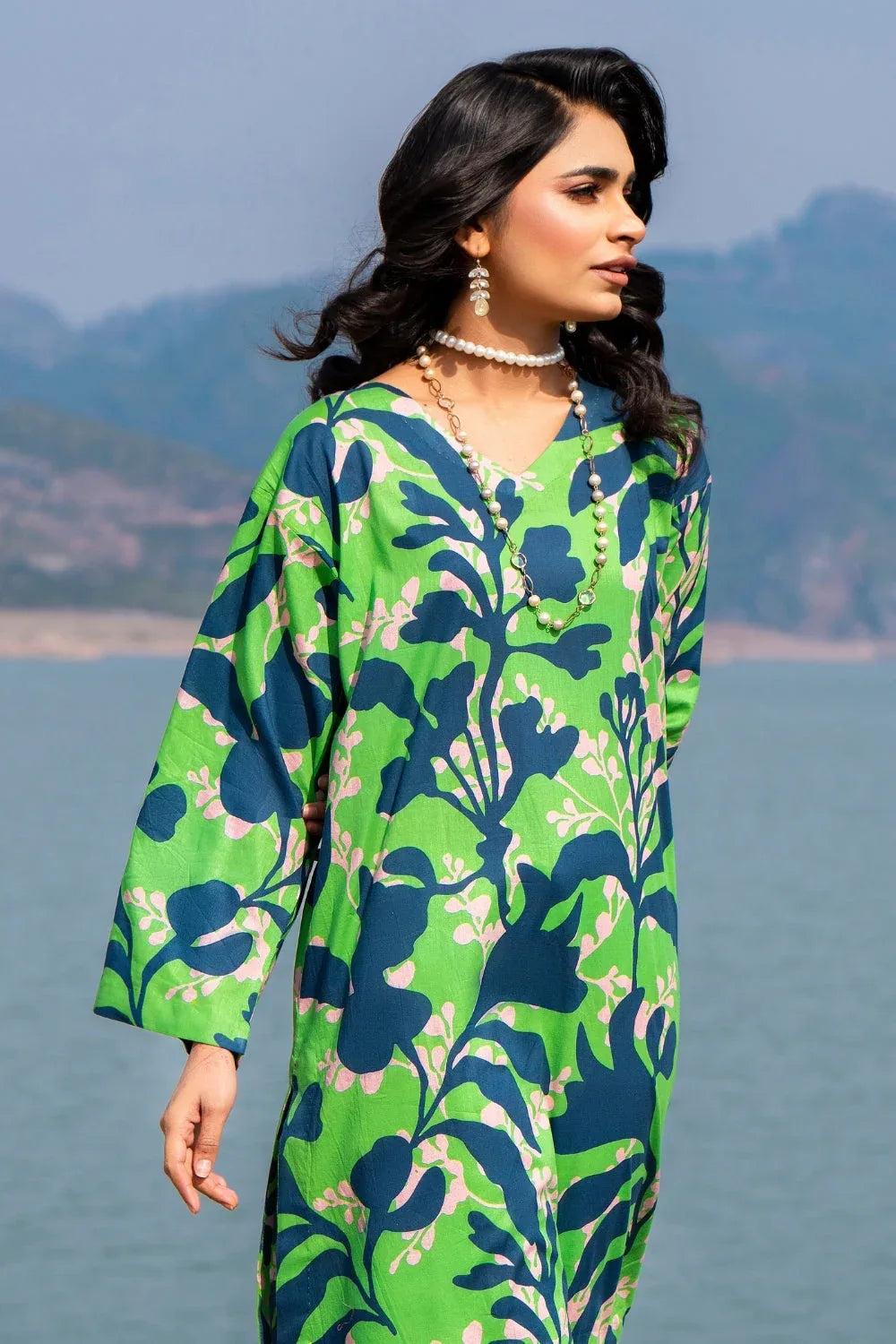 Ittehad | Embroidered Lawn | I-29 - Aqsa Fabrics