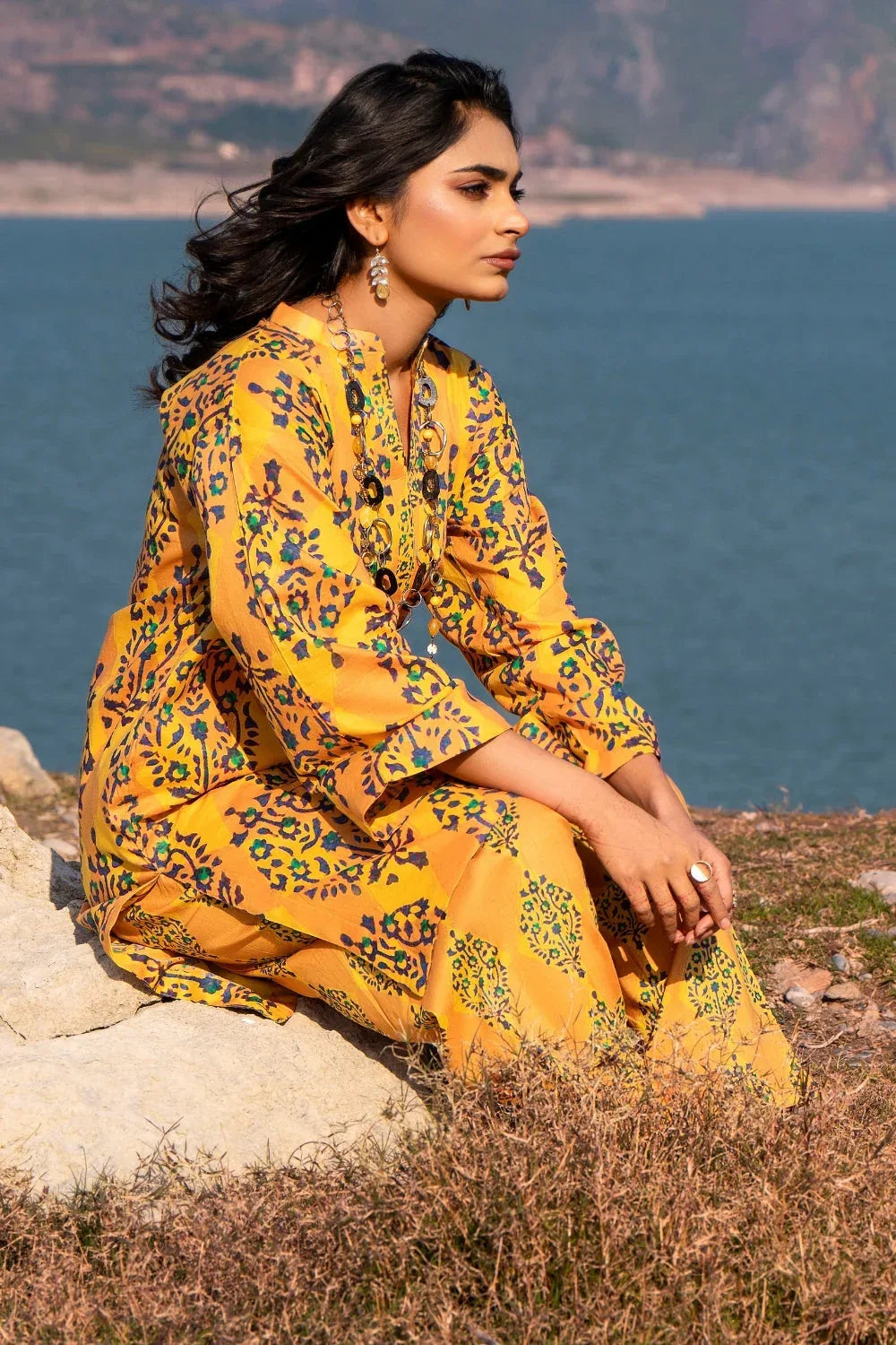 Ittehad | Embroidered Lawn | I-30 - Aqsa Fabrics