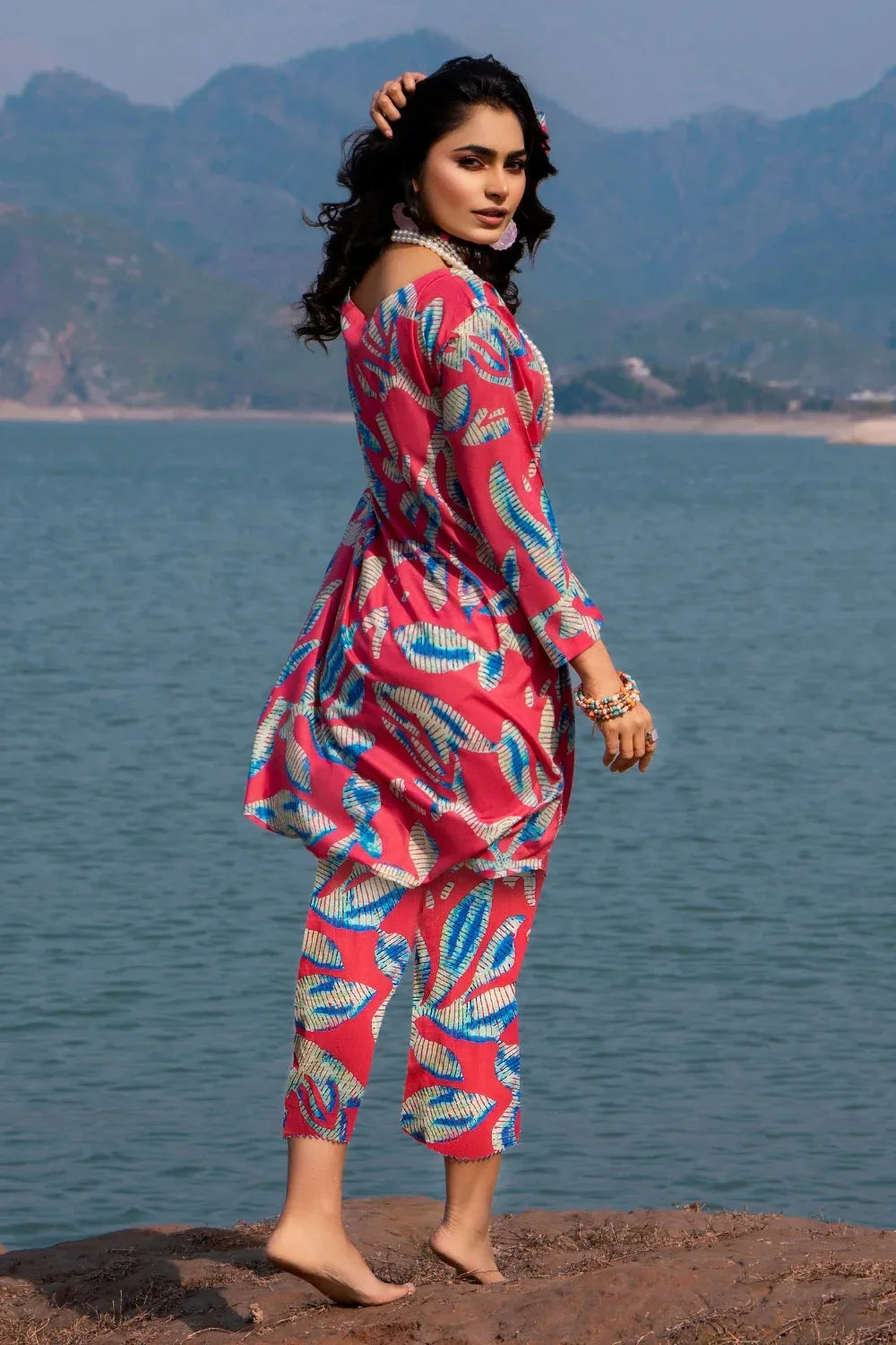 Ittehad | Embroidered Lawn | I-32 - Aqsa Fabrics