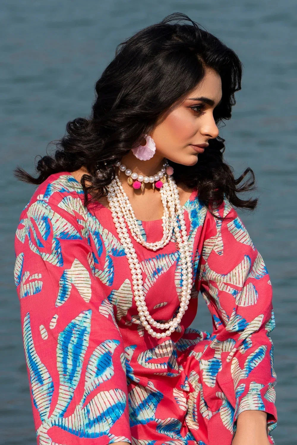 Ittehad | Embroidered Lawn | I-32 - Aqsa Fabrics