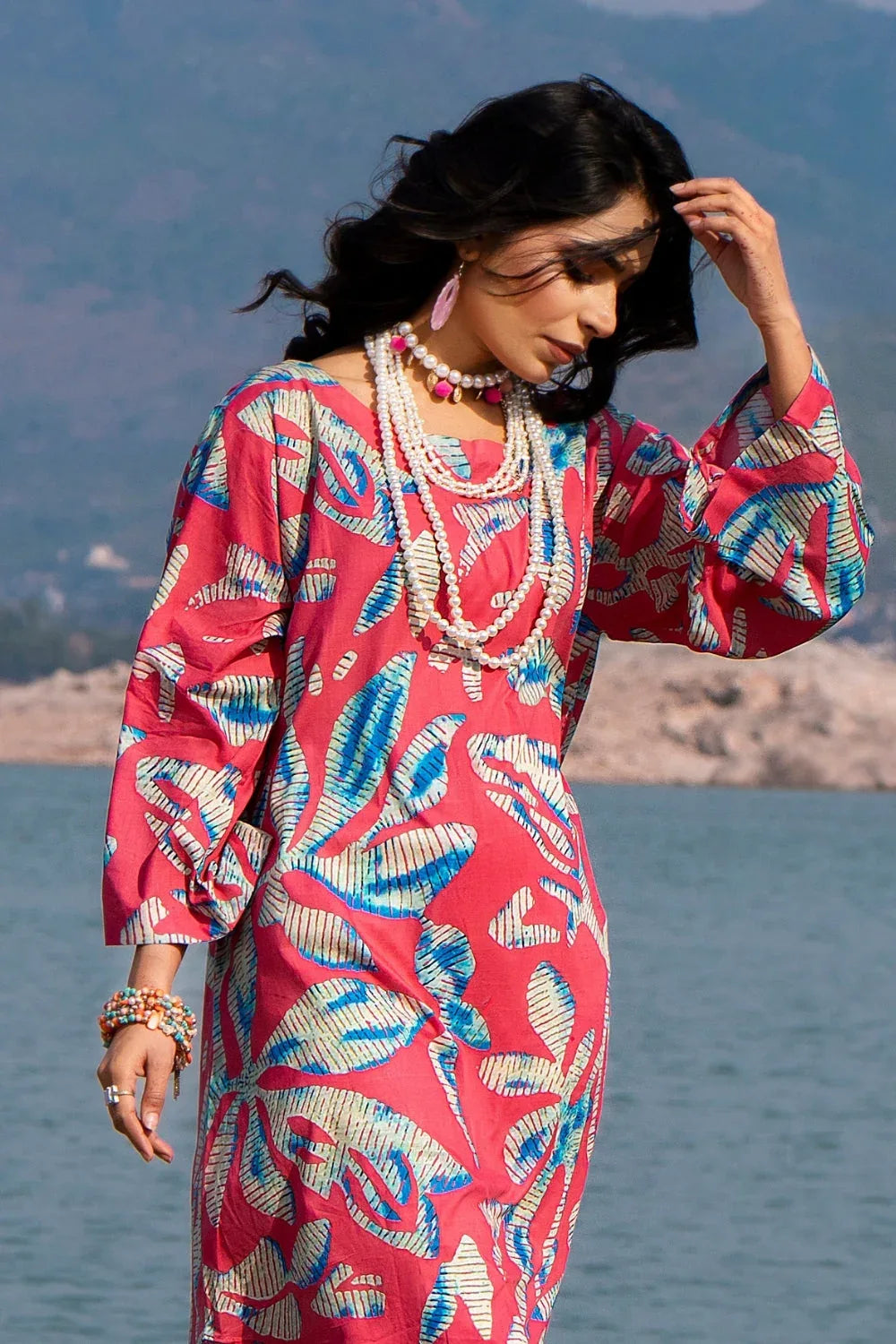 Ittehad | Embroidered Lawn | I-32 - Aqsa Fabrics
