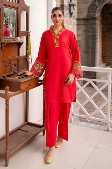 Ittehad | Embroidered Lawn | I-35 - Aqsa Fabrics