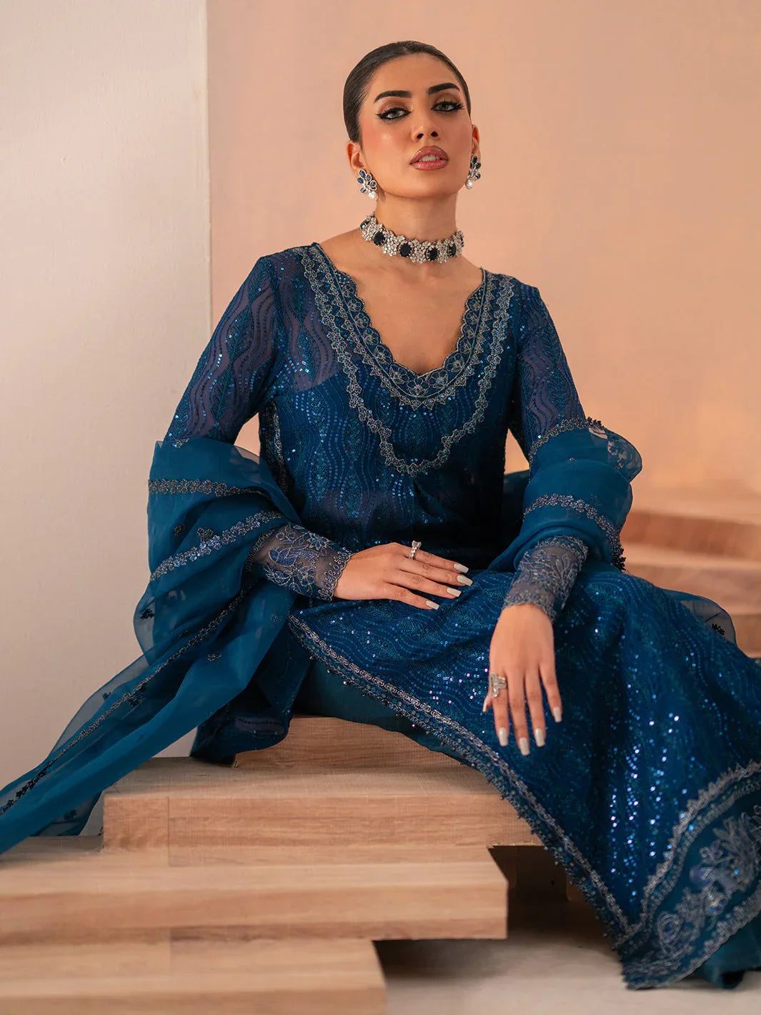 Izel | Stardust Luxury Collection | SLC-003-Nova - Aqsa Fabrics