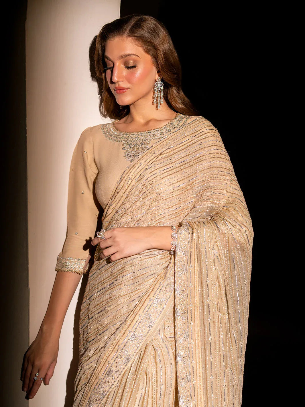 Izel | Stardust Luxury Collection | SLC-004-Luna - Aqsa Fabrics