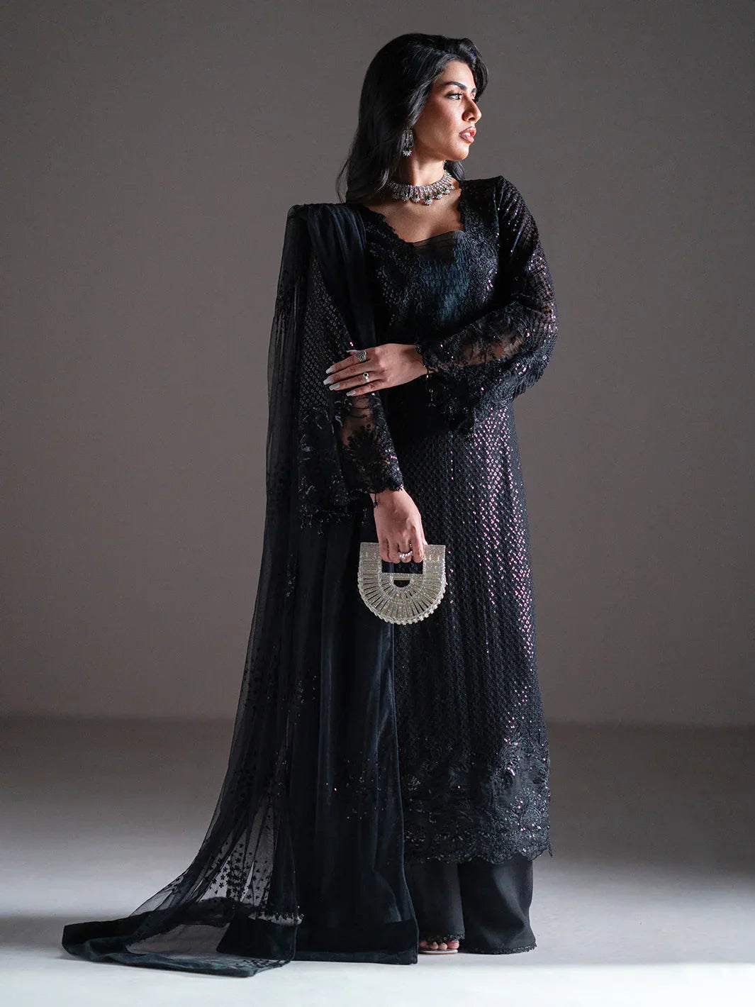 Izel | Stardust Luxury Collection | SLC-014-Zelie - Aqsa Fabrics