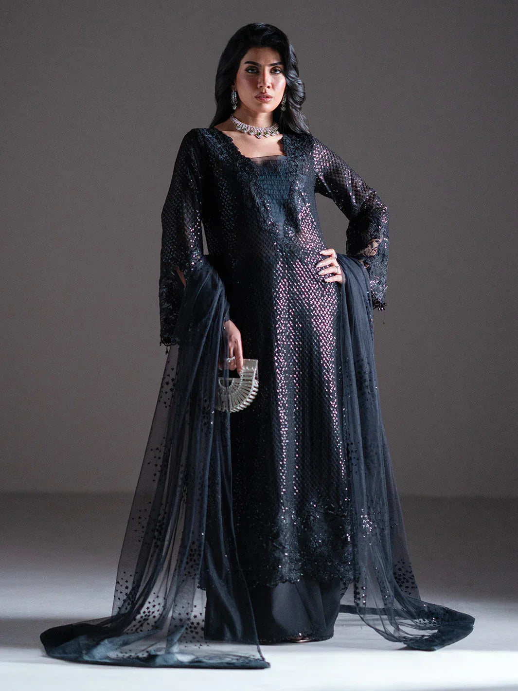 Izel | Stardust Luxury Collection | SLC-014-Zelie - Aqsa Fabrics