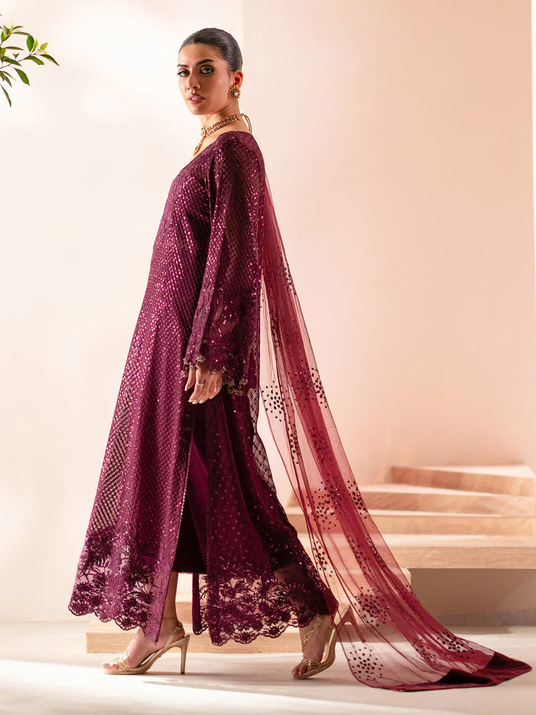 Izel | Stardust Luxury Collection | SLC-015-Elma - Aqsa Fabrics