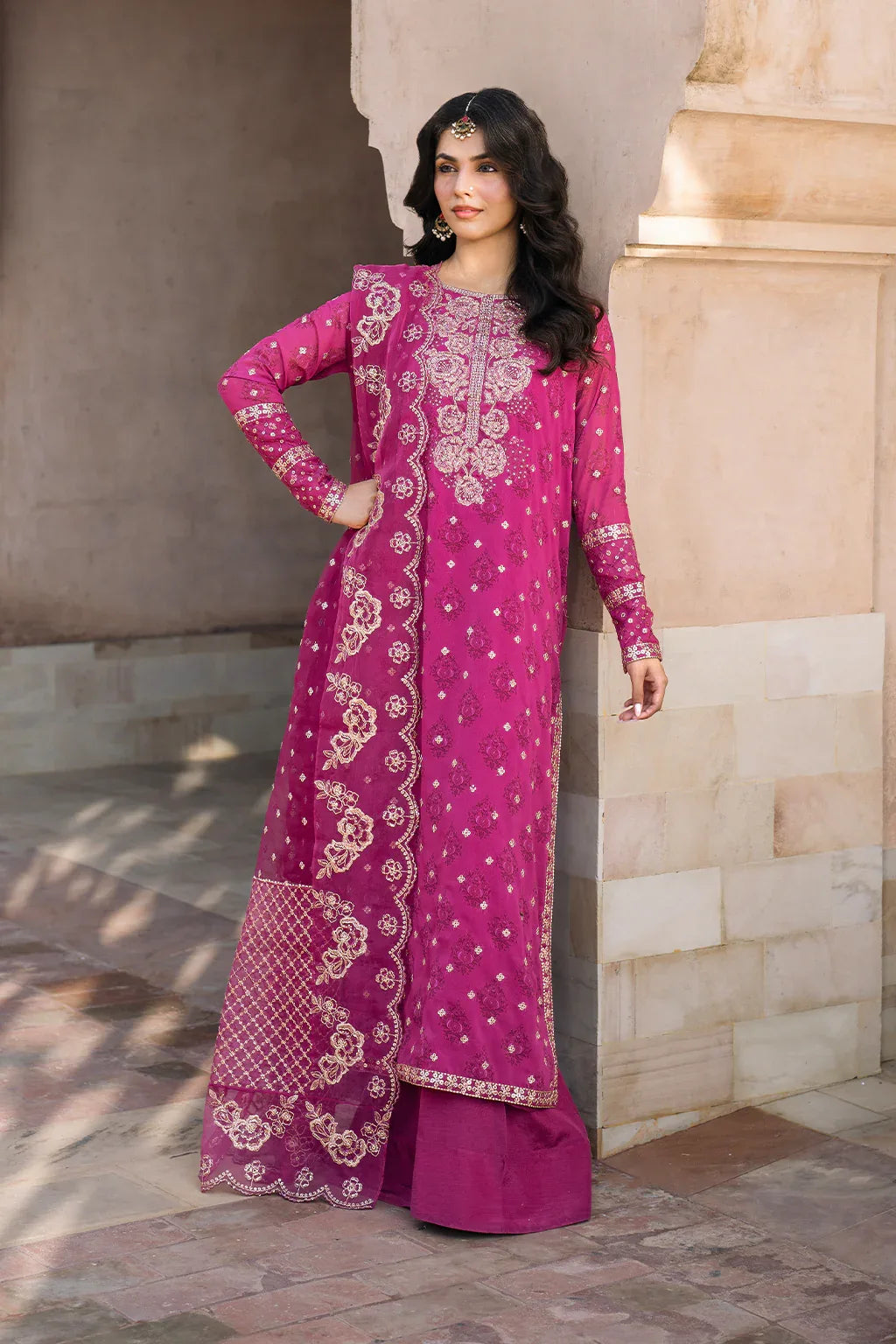 Iznik | Bandhani Formals | UE-326 - Aqsa Fabrics