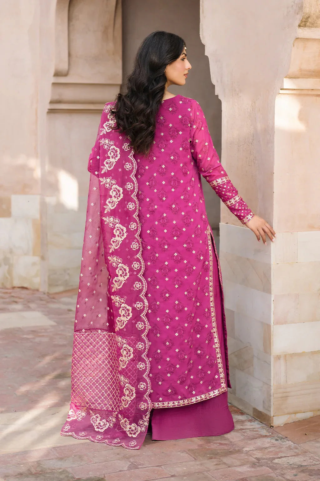 Iznik | Bandhani Formals | UE-326 - Aqsa Fabrics