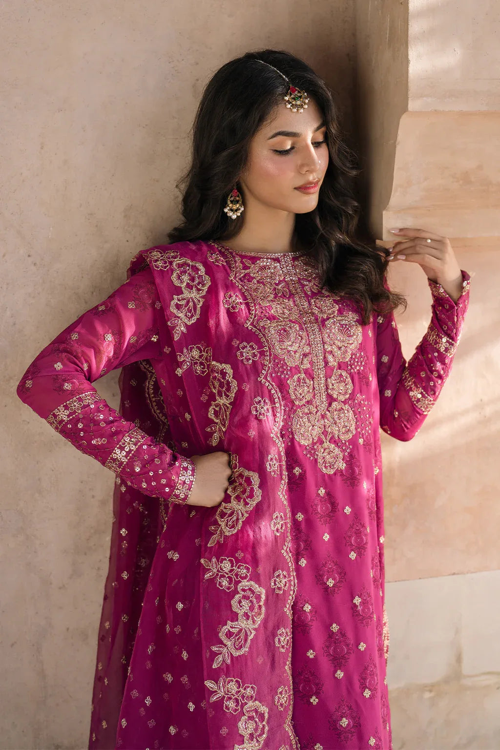 Iznik | Bandhani Formals | UE-326 - Aqsa Fabrics