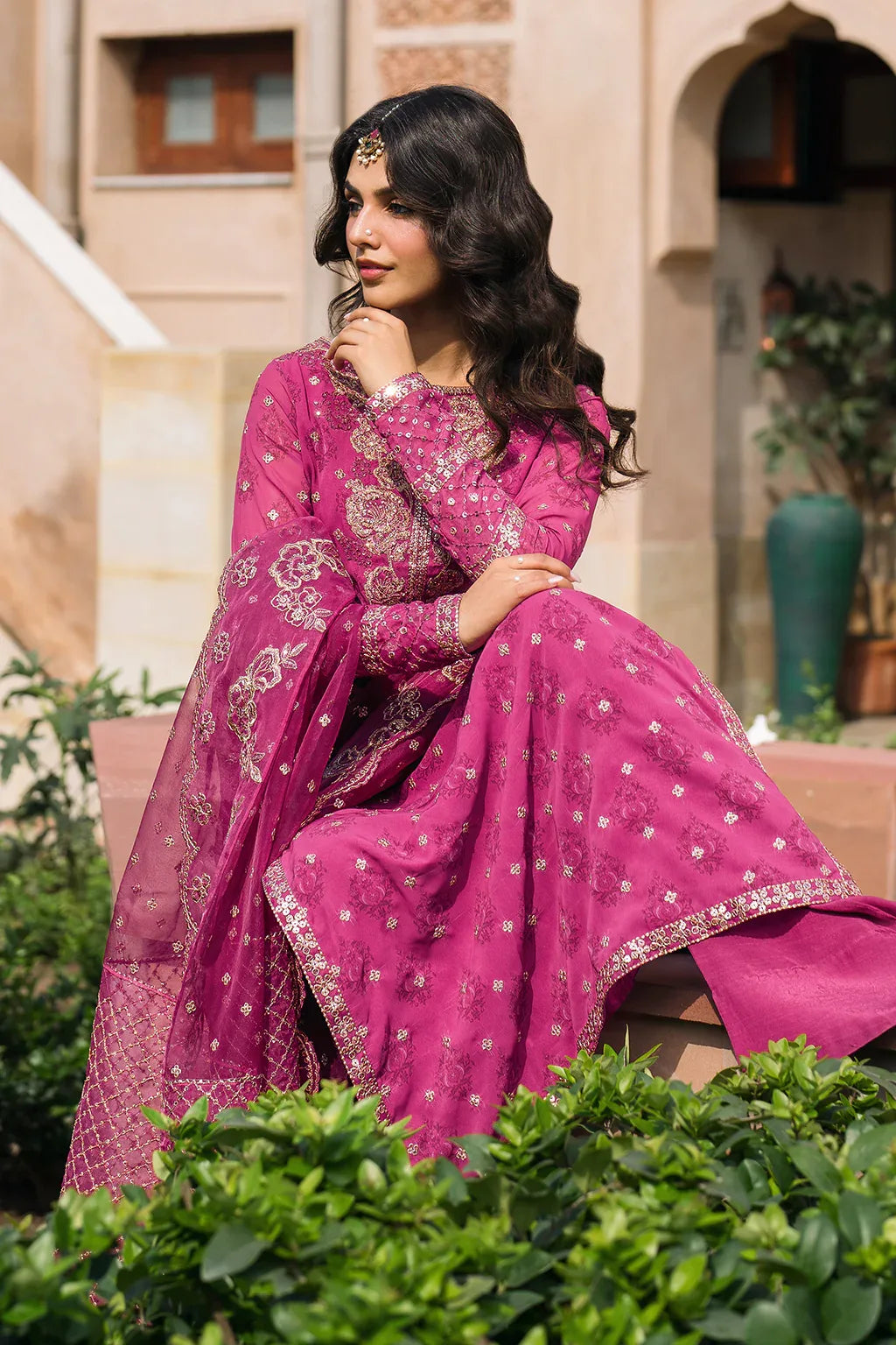 Iznik | Bandhani Formals | UE-326 - Aqsa Fabrics