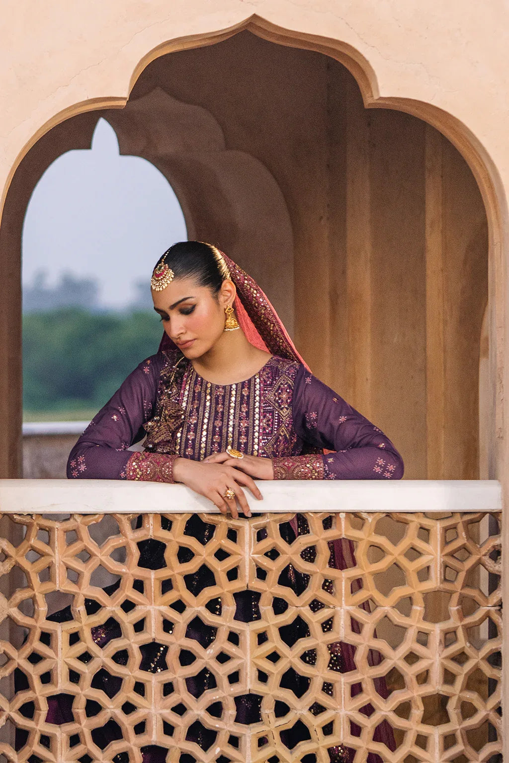 Iznik | Bandhani Formals | UE-333 - Aqsa Fabrics