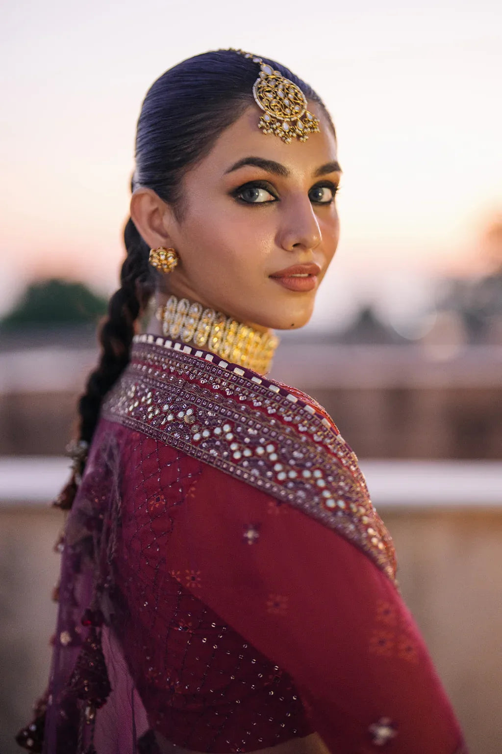 Iznik | Bandhani Formals | UE-334 - Aqsa Fabrics